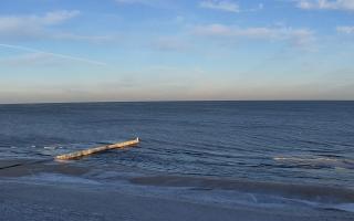 Mielno - widok na plażę zachód - 01-02-2026 07:47