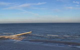 Mielno - widok na plażę zachód - 01-02-2026 08:10