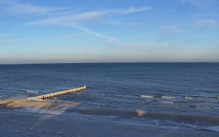 Mielno - widok na plażę zachód - 01-02-2026 08:17