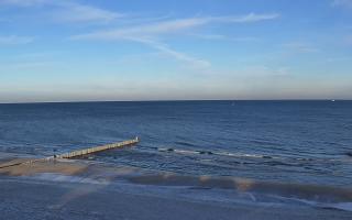 Mielno - widok na plażę zachód - 01-02-2026 08:25