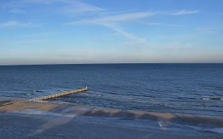 Mielno - widok na plażę zachód - 01-02-2026 08:33