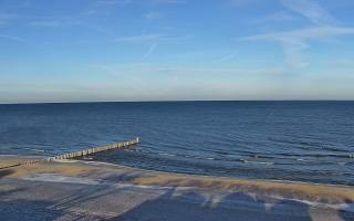 Mielno - widok na plażę zachód - 01-02-2026 09:04