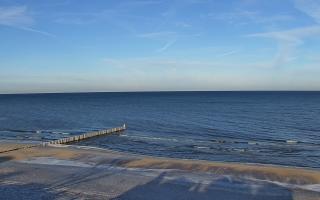Mielno - widok na plażę zachód - 01-02-2026 09:11