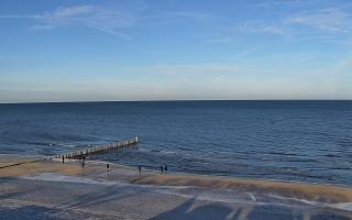 Mielno - widok na plażę zachód - 01-02-2026 09:27