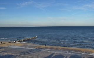 Mielno - widok na plażę zachód - 01-02-2026 09:35