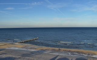 Mielno - widok na plażę zachód - 01-02-2026 09:42