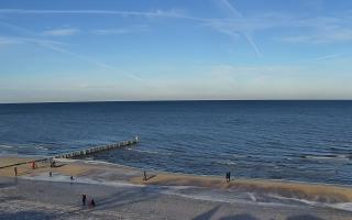 Mielno - widok na plażę zachód - 01-02-2026 09:50