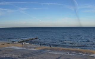 Mielno - widok na plażę zachód - 01-02-2026 09:58