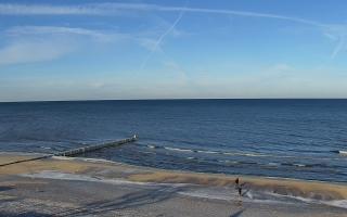 Mielno - widok na plażę zachód - 01-02-2026 10:13