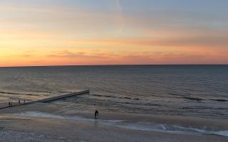 Mielno - widok na plażę zachód - 01-02-2026 15:30