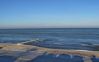 Mielno - widok na plażę zachód - 02-02-2026 08:57