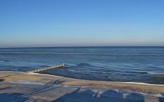 Mielno - widok na plażę zachód - 02-02-2026 09:05