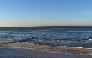 Mielno - widok na plażę zachód - 02-02-2026 14:37