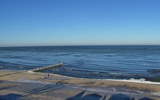Mielno - widok na plażę zachód - 03-02-2026 09:24