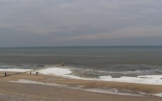 Mielno - widok na plażę zachód - 04-02-2026 09:51