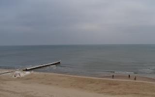Mielno - widok na plażę zachód - 09-02-2026 12:21
