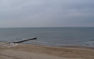 Mielno - widok na plażę zachód - 09-02-2026 12:37