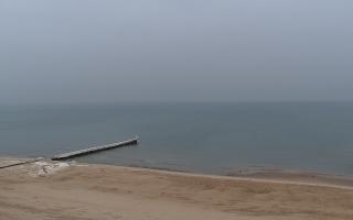 Mielno - widok na plażę zachód - 10-02-2026 07:24