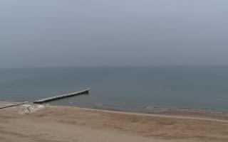 Mielno - widok na plażę zachód - 10-02-2026 07:32