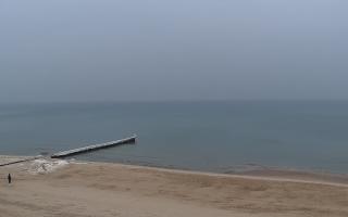 Mielno - widok na plażę zachód - 10-02-2026 07:39