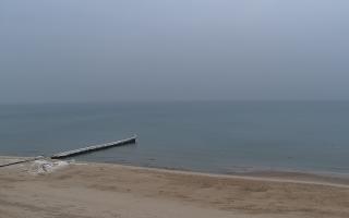 Mielno - widok na plażę zachód - 10-02-2026 07:47