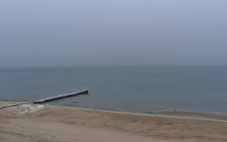 Mielno - widok na plażę zachód - 10-02-2026 08:02