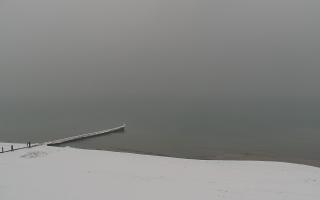 Mielno - widok na plażę zachód - 11-02-2026 09:46