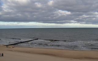 Mielno - widok na plażę zachód - 15-02-2026 08:52