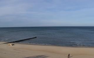 Mielno - widok na plażę zachód - 16-02-2026 11:01