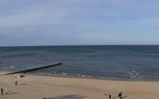 Mielno - widok na plażę zachód - 16-02-2026 11:09