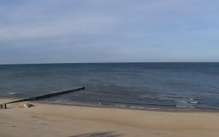 Mielno - widok na plażę zachód - 16-02-2026 11:16