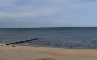 Mielno - widok na plażę zachód - 16-02-2026 11:24