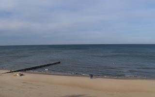 Mielno - widok na plażę zachód - 16-02-2026 11:32
