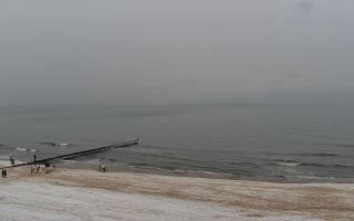 Mielno - widok na plażę zachód - 17-02-2026 11:51