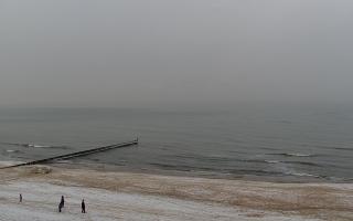 Mielno - widok na plażę zachód - 17-02-2026 12:14