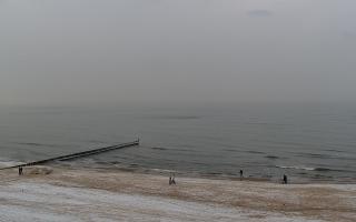 Mielno - widok na plażę zachód - 17-02-2026 12:22