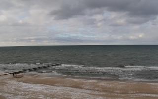 Mielno - widok na plażę zachód - 18-02-2026 13:27