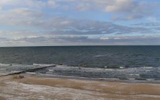 Mielno - widok na plażę zachód - 18-02-2026 13:42