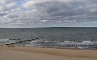 Mielno - widok na plażę zachód - 19-02-2026 13:15