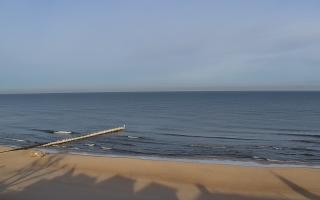 Mielno - widok na plażę zachód - 20-02-2026 08:02