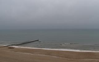 Mielno - widok na plażę zachód - 21-02-2026 12:05