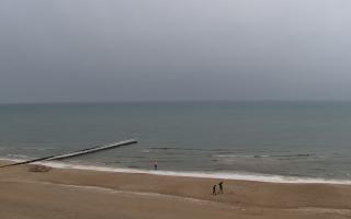 Mielno - widok na plażę zachód - 21-02-2026 12:13