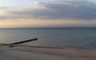 Mielno - widok na plażę zachód - 26-02-2026 15:42