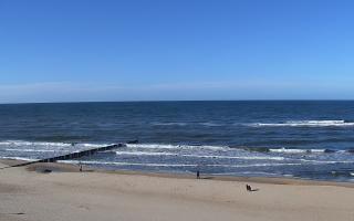 Mielno - widok na plażę zachód - 01-03-2026 13:04