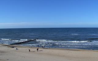 Mielno - widok na plażę zachód - 01-03-2026 13:27