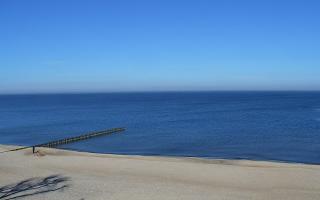 Mielno - widok na plażę zachód - 03-03-2026 08:46