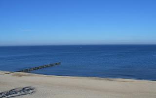 Mielno - widok na plażę zachód - 03-03-2026 08:53