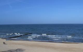 Mielno - widok na plażę zachód - 04-03-2026 09:51