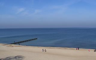 Mielno - widok na plażę zachód - 07-03-2026 09:29