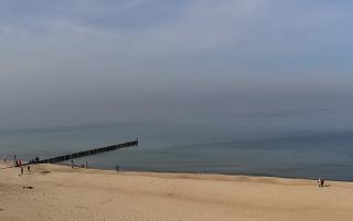 Mielno - widok na plażę zachód - 07-03-2026 12:03